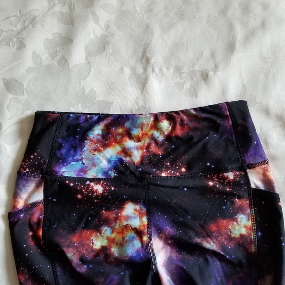 AVIA Workout Multicolored Yoga Joggers Sz S - Picture 3 of 4